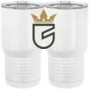 20 oz. Tall Stainless Steel Vacuum Insulated Tumbler White Thumbnail