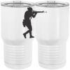 20 oz. Tall Stainless Steel Vacuum Insulated Tumbler White Thumbnail