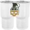 20 oz. Tall Stainless Steel Vacuum Insulated Tumbler White Thumbnail