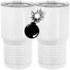 20 oz. Tall Stainless Steel Vacuum Insulated Tumbler White Thumbnail