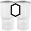 20 oz. Tall Stainless Steel Vacuum Insulated Tumbler White Thumbnail