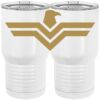 20 oz. Tall Stainless Steel Vacuum Insulated Tumbler White Thumbnail