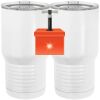 20 oz. Tall Stainless Steel Vacuum Insulated Tumbler White Thumbnail