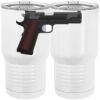 20 oz. Tall Stainless Steel Vacuum Insulated Tumbler White Thumbnail