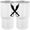20 oz. Tall Stainless Steel Vacuum Insulated Tumbler White Thumbnail