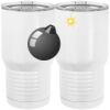 20 oz. Tall Stainless Steel Vacuum Insulated Tumbler White Thumbnail