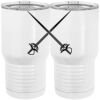 20 oz. Tall Stainless Steel Vacuum Insulated Tumbler White Thumbnail