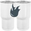 20 oz. Tall Stainless Steel Vacuum Insulated Tumbler White Thumbnail