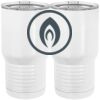 20 oz. Tall Stainless Steel Vacuum Insulated Tumbler White Thumbnail