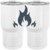 20 oz. Tall Stainless Steel Vacuum Insulated Tumbler White Thumbnail