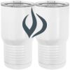 20 oz. Tall Stainless Steel Vacuum Insulated Tumbler White Thumbnail