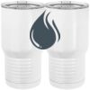 20 oz. Tall Stainless Steel Vacuum Insulated Tumbler White Thumbnail