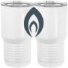 20 oz. Tall Stainless Steel Vacuum Insulated Tumbler White Thumbnail