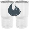 20 oz. Tall Stainless Steel Vacuum Insulated Tumbler White Thumbnail