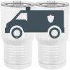 20 oz. Tall Stainless Steel Vacuum Insulated Tumbler White Thumbnail