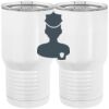 20 oz. Tall Stainless Steel Vacuum Insulated Tumbler White Thumbnail
