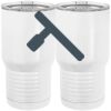 20 oz. Tall Stainless Steel Vacuum Insulated Tumbler White Thumbnail