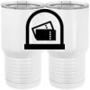 20 oz. Tall Stainless Steel Vacuum Insulated Tumbler White Thumbnail