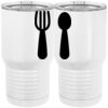 20 oz. Tall Stainless Steel Vacuum Insulated Tumbler White Thumbnail