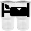 20 oz. Tall Stainless Steel Vacuum Insulated Tumbler White Thumbnail