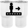 20 oz. Tall Stainless Steel Vacuum Insulated Tumbler White Thumbnail