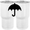 20 oz. Tall Stainless Steel Vacuum Insulated Tumbler White Thumbnail