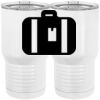 20 oz. Tall Stainless Steel Vacuum Insulated Tumbler White Thumbnail