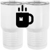 20 oz. Tall Stainless Steel Vacuum Insulated Tumbler White Thumbnail