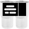 20 oz. Tall Stainless Steel Vacuum Insulated Tumbler White Thumbnail