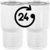 20 oz. Tall Stainless Steel Vacuum Insulated Tumbler White Thumbnail