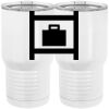 20 oz. Tall Stainless Steel Vacuum Insulated Tumbler White Thumbnail
