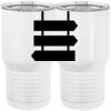 20 oz. Tall Stainless Steel Vacuum Insulated Tumbler White Thumbnail