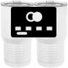 20 oz. Tall Stainless Steel Vacuum Insulated Tumbler White Thumbnail