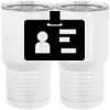 20 oz. Tall Stainless Steel Vacuum Insulated Tumbler White Thumbnail