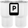 20 oz. Tall Stainless Steel Vacuum Insulated Tumbler White Thumbnail