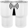 20 oz. Tall Stainless Steel Vacuum Insulated Tumbler White Thumbnail