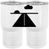 20 oz. Tall Stainless Steel Vacuum Insulated Tumbler White Thumbnail