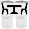 20 oz. Tall Stainless Steel Vacuum Insulated Tumbler White Thumbnail