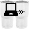 20 oz. Tall Stainless Steel Vacuum Insulated Tumbler White Thumbnail