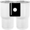 20 oz. Tall Stainless Steel Vacuum Insulated Tumbler White Thumbnail