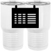 20 oz. Tall Stainless Steel Vacuum Insulated Tumbler White Thumbnail