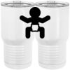 20 oz. Tall Stainless Steel Vacuum Insulated Tumbler White Thumbnail