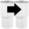 20 oz. Tall Stainless Steel Vacuum Insulated Tumbler White Thumbnail