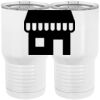 20 oz. Tall Stainless Steel Vacuum Insulated Tumbler White Thumbnail