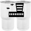 20 oz. Tall Stainless Steel Vacuum Insulated Tumbler White Thumbnail