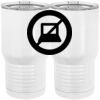 20 oz. Tall Stainless Steel Vacuum Insulated Tumbler White Thumbnail
