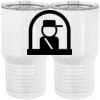 20 oz. Tall Stainless Steel Vacuum Insulated Tumbler White Thumbnail