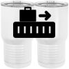 20 oz. Tall Stainless Steel Vacuum Insulated Tumbler White Thumbnail