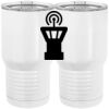 20 oz. Tall Stainless Steel Vacuum Insulated Tumbler White Thumbnail