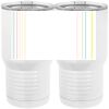 20 oz. Tall Stainless Steel Vacuum Insulated Tumbler White Thumbnail